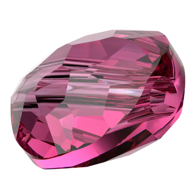 Serinity Crystal Beads Thin Round (5034) Fuchsia - Bluestreak Crystals