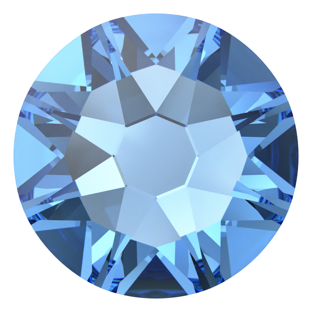 Serinity Flat Back Crystals Non Hotfix (2000, 2058 & 2088) Cool Blue - Bluestreak Crystals