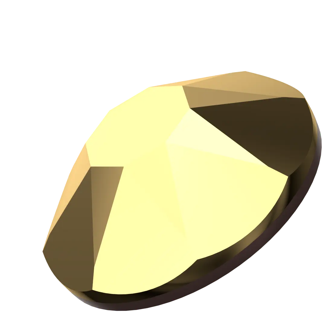 Serinity Flat Back Crystals Non Hotfix (2000, 2058 & 2088) Crystal Aurum - Bluestreak Crystals