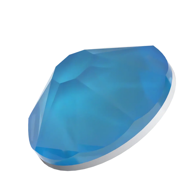 Serinity Flat Back Crystals Non Hotfix (2000, 2058 & 2088) Crystal Electric Blue Ignite UNFOILED - Bluestreak Crystals