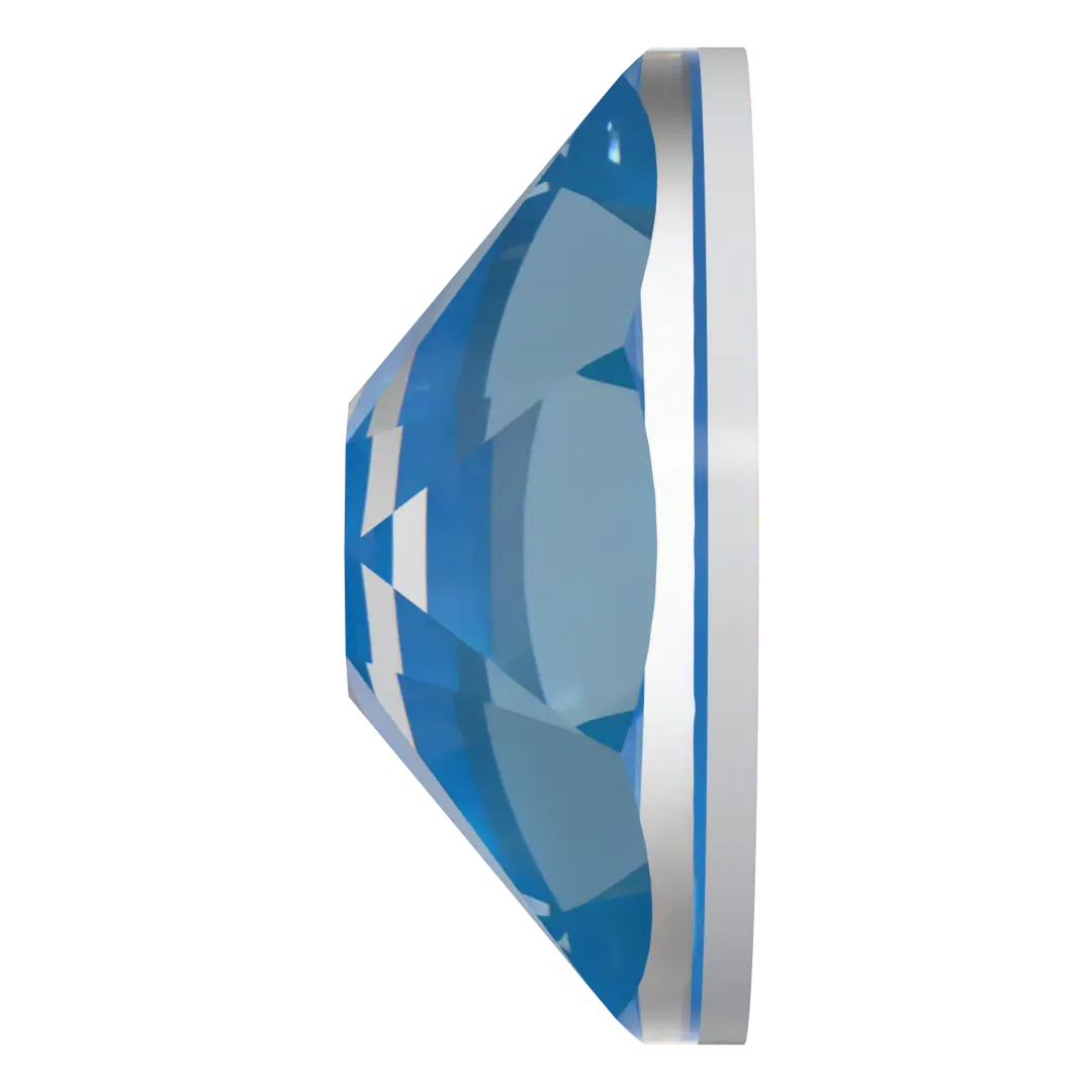 Serinity Flat Back Crystals Non Hotfix (2000, 2058 & 2088) Crystal Electric Blue Ignite UNFOILED - Bluestreak Crystals