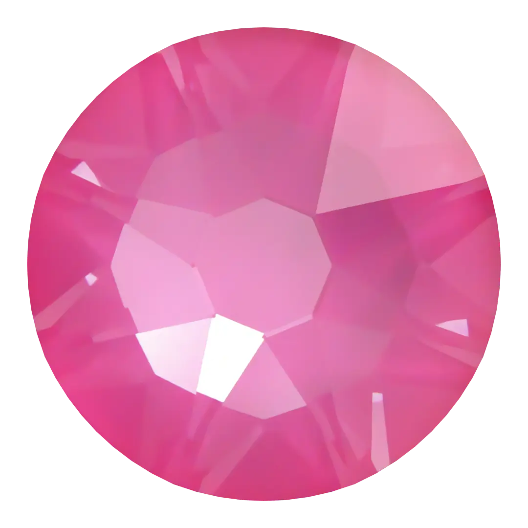 Serinity Flat Back Crystals Non Hotfix (2000, 2058 & 2088) Crystal Electric Pink Ignite UNFOILED - Bluestreak Crystals
