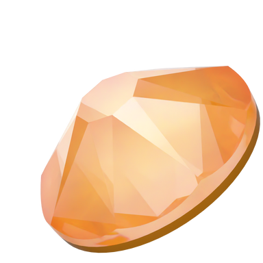 Serinity Flat Back Crystals Non Hotfix (2000, 2058 & 2088) Crystal Mango Ignite UNFOILED - Bluestreak Crystals