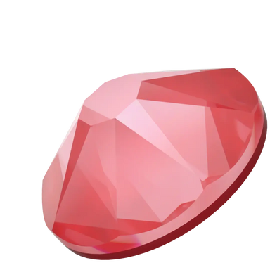 Serinity Flat Back Crystals Non Hotfix (2000, 2058 & 2088) Crystal Poppy Red Ignite UNFOILED - Bluestreak Crystals