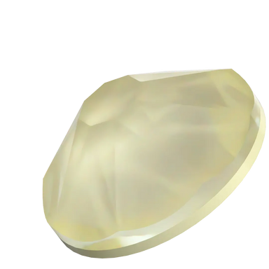 Serinity Flat Back Crystals Non Hotfix (2000, 2058 & 2088) Crystal Soft Yellow Ignite UNFOILED - Bluestreak Crystals