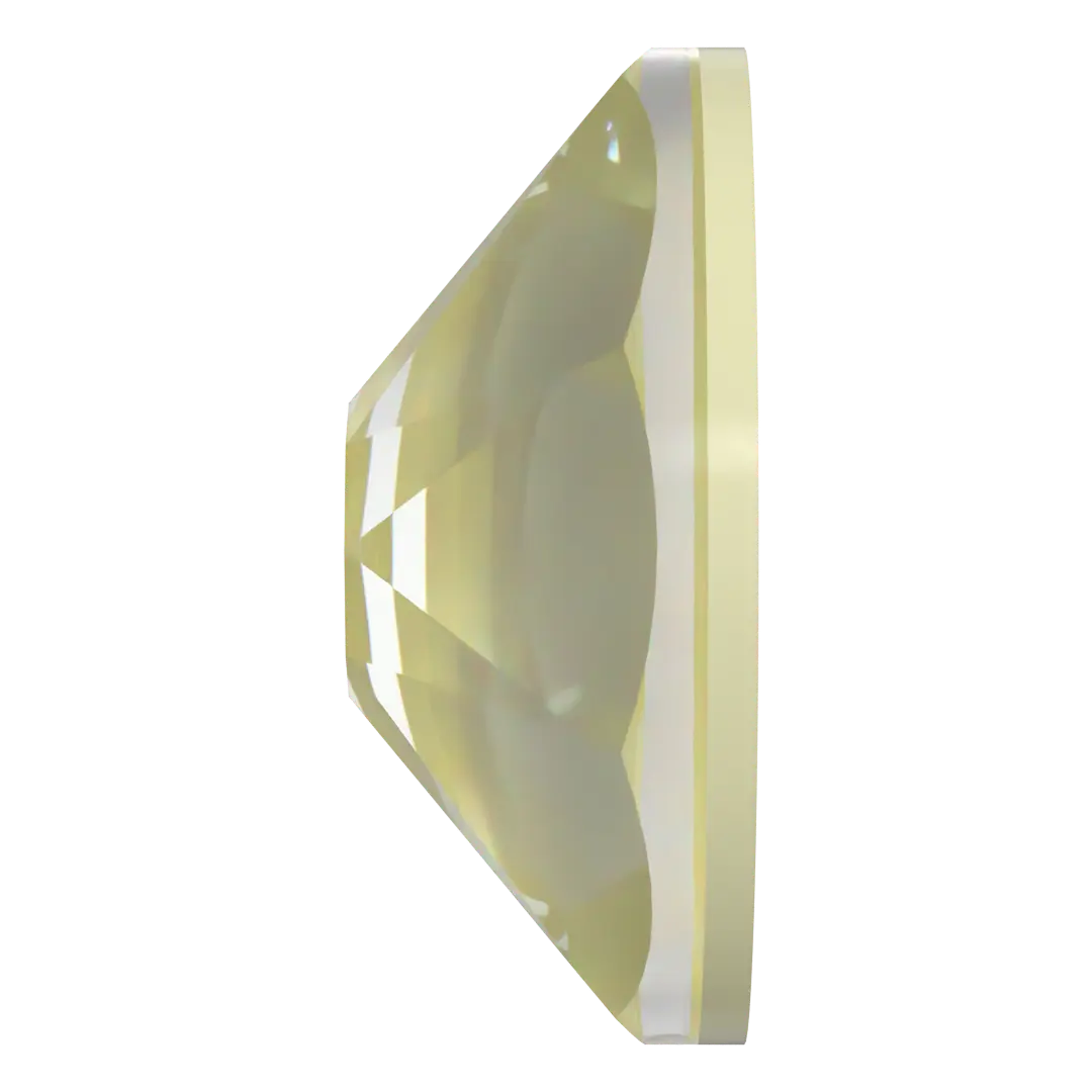 Serinity Flat Back Crystals Non Hotfix (2000, 2058 & 2088) Crystal Soft Yellow Ignite UNFOILED - Bluestreak Crystals