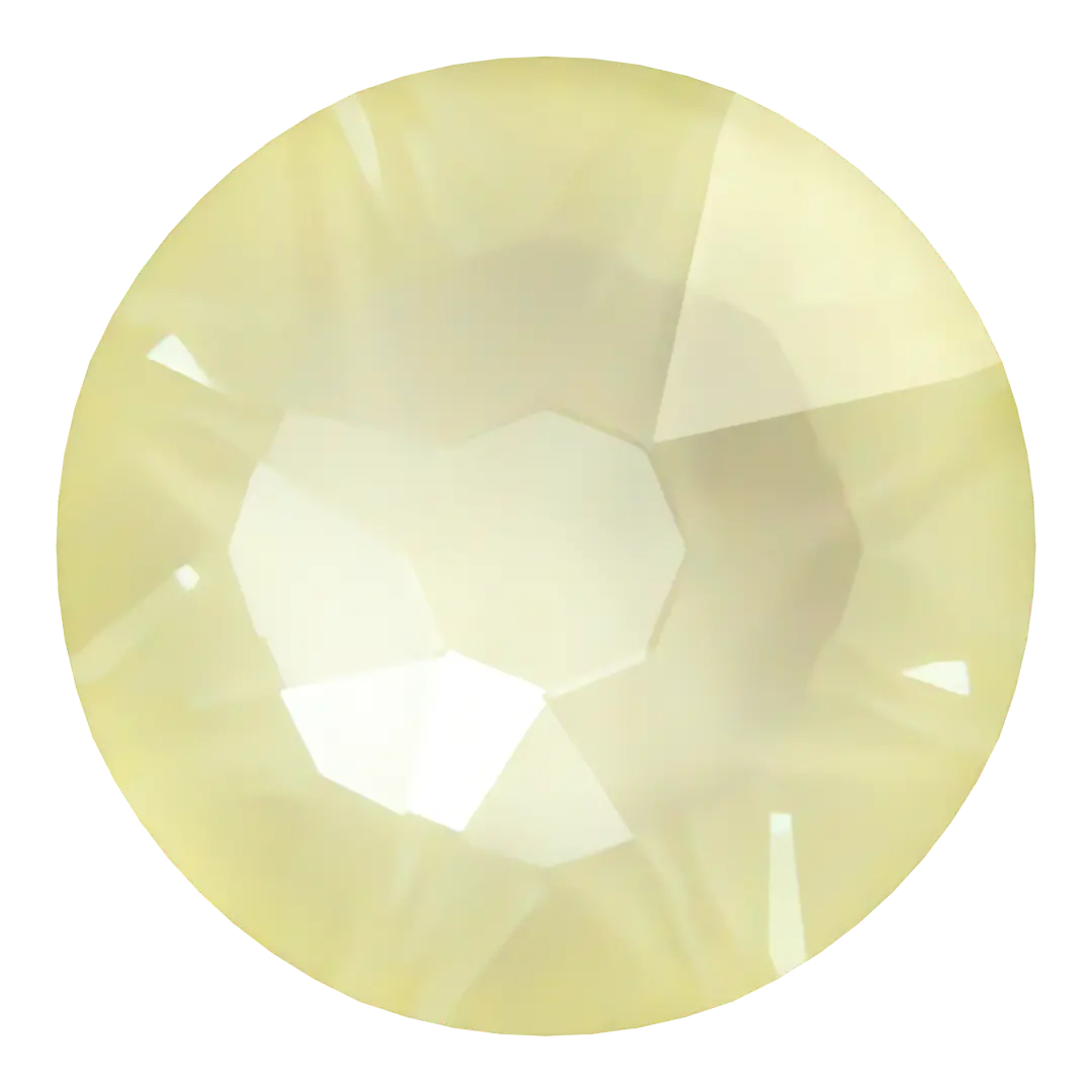 Serinity Flat Back Crystals Non Hotfix (2000, 2058 & 2088) Crystal Soft Yellow Ignite UNFOILED - Bluestreak Crystals