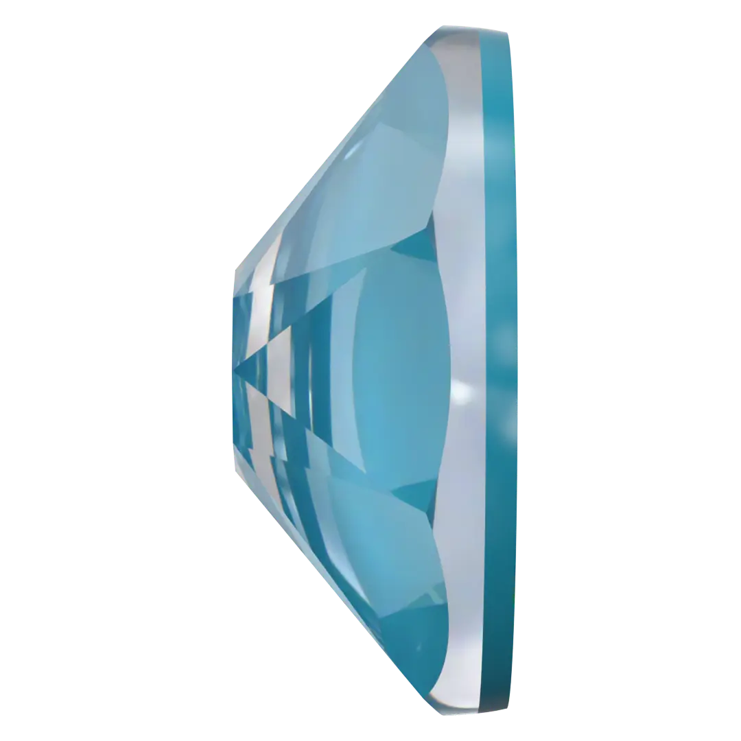 Serinity Flat Back Crystals Non Hotfix (2000, 2058 & 2088) Crystal Teal Ignite UNFOILED - Bluestreak Crystals