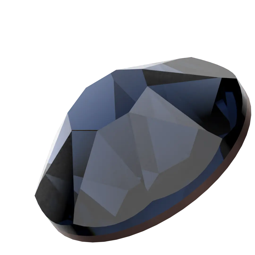 Serinity Flat Back Crystals Non Hotfix (2000, 2058 & 2088) Dark Indigo - Bluestreak Crystals