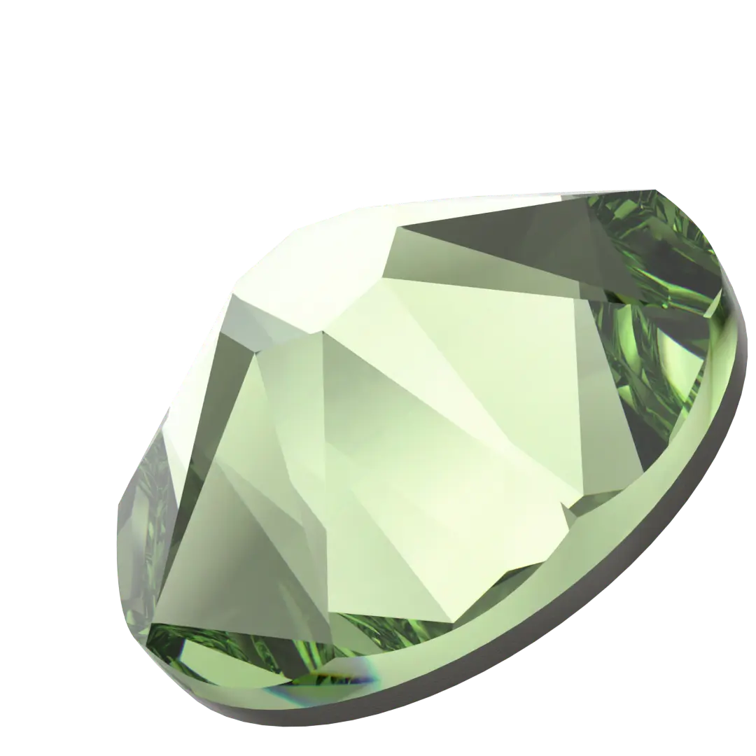 Serinity Flat Back Crystals Non Hotfix (2000, 2058 & 2088) Dark Peridot - Bluestreak Crystals