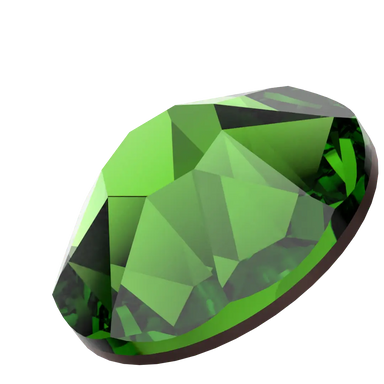 Serinity Flat Back Crystals Non Hotfix (2000, 2058 & 2088) Fern Green - Bluestreak Crystals
