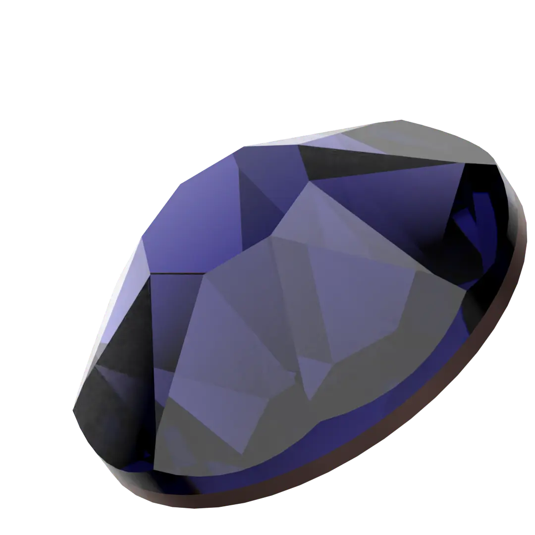 Serinity Flat Back Crystals Non Hotfix (2000, 2058 & 2088) Purple Velvet - Bluestreak Crystals