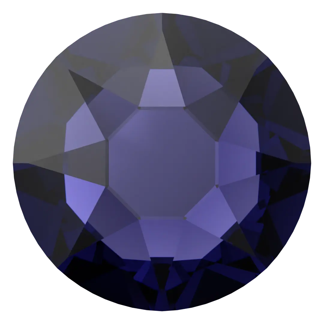 Serinity Flat Back Crystals Non Hotfix (2000, 2058 & 2088) Purple Velvet - Bluestreak Crystals