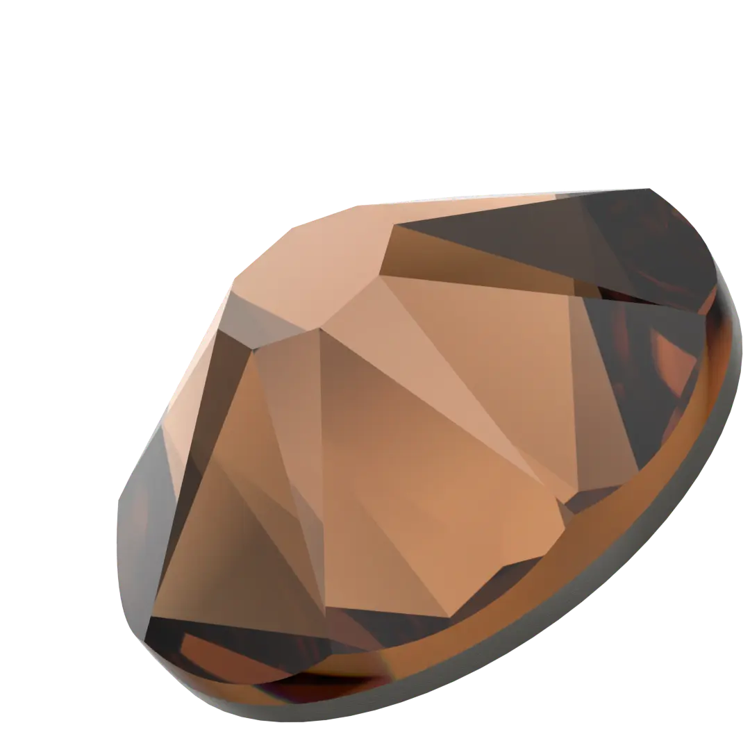 Serinity Flat Back Crystals Non Hotfix (2000, 2058 & 2088) Smoked Topaz - Bluestreak Crystals