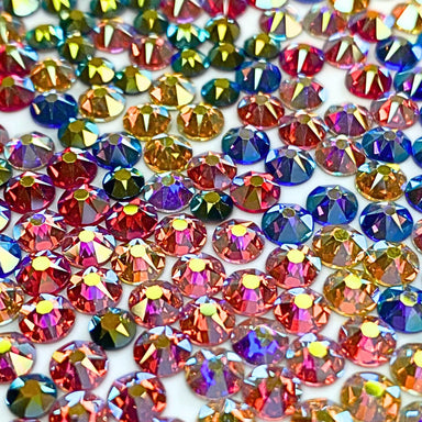 Serinity Flat Back Crystals Non Hotfix AB Collection - Bluestreak Crystals