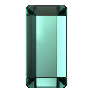 Serinity Flat Back Crystals Non Hotfix Baguette (2510) Caribbean Green - Bluestreak Crystals