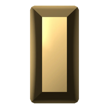 Serinity Flat Back Crystals Non Hotfix Baguette (2510) Crystal Aurum - Bluestreak Crystals