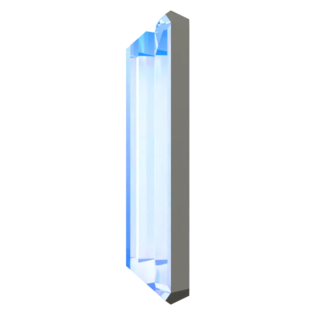 Serinity Flat Back Crystals Non Hotfix Baguette (2510) Crystal Shimmer - Bluestreak Crystals