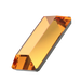 Serinity Flat Back Crystals Non Hotfix Baguette (2510) Dark Orange - Bluestreak Crystals