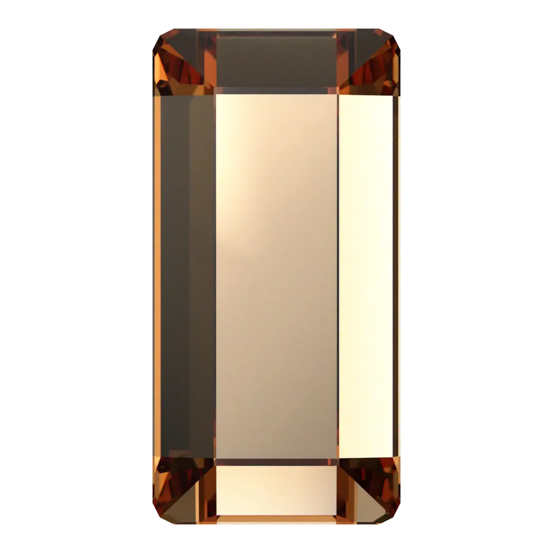 Serinity Flat Back Crystals Non Hotfix Baguette (2510) Light Colorado Topaz - Bluestreak Crystals