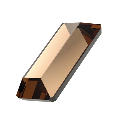 Serinity Flat Back Crystals Non Hotfix Baguette (2510) Light Smoked Topaz - Bluestreak Crystals