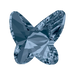 Serinity Flat Back Crystals Non Hotfix Butterfly (2854) Denim Blue - Bluestreak Crystals