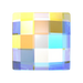 Serinity Flat Back Crystals Non Hotfix Chessboard Square (2493) Crystal AB - Bluestreak Crystals