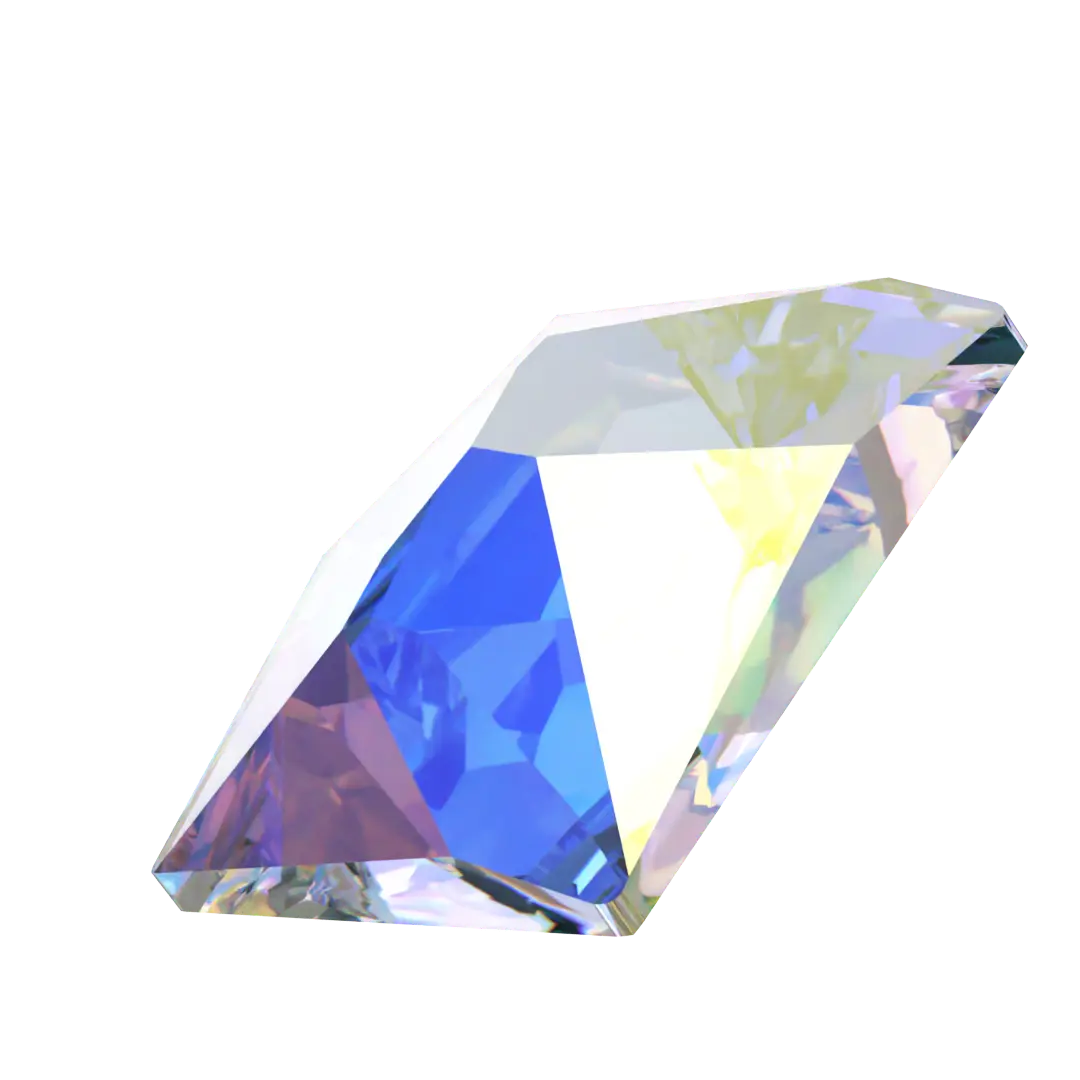 Serinity Flat Back Crystals Non Hotfix Cosmic (2520) Crystal AB - Bluestreak Crystals