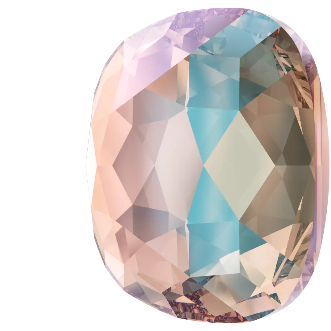 Serinity Flat Back Crystals Non Hotfix Cushion (2471) Vintage Rose Shimmer - Bluestreak Crystals
