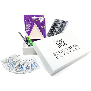 Serinity Flat Back Crystals Non Hotfix Deluxe Embellishment Kit - Bluestreak Crystals