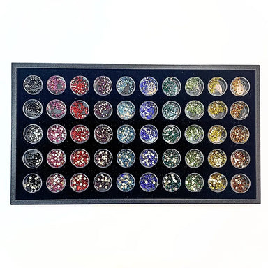 Serinity Flat Back Crystals Non Hotfix Dream Colour Tray Rainbow - Bluestreak Crystals