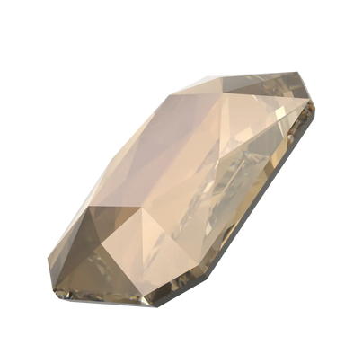 Serinity Flat Back Crystals Non Hotfix Emerald Cut (2602) Crystal Bronze - Bluestreak Crystals