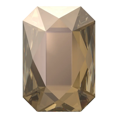 Serinity Flat Back Crystals Non Hotfix Emerald Cut (2602) Crystal Bronze - Bluestreak Crystals