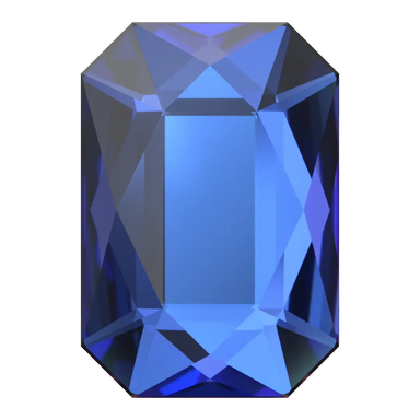 Serinity Flat Back Crystals Non Hotfix Emerald Cut (2602) Crystal Heliotrope - Bluestreak Crystals