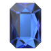 Serinity Flat Back Crystals Non Hotfix Emerald Cut (2602) Crystal Heliotrope - Bluestreak Crystals