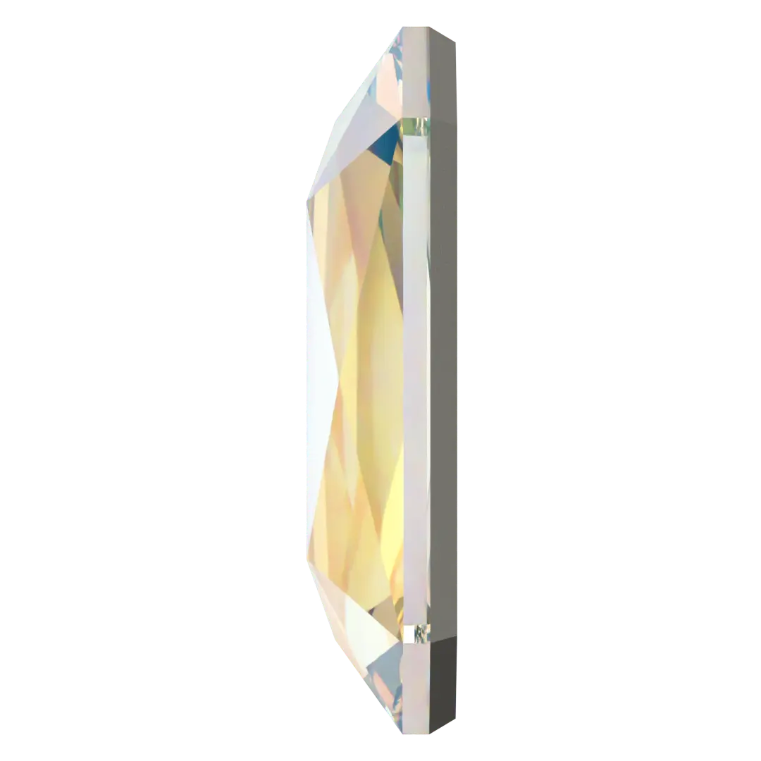 Serinity Flat Back Crystals Non Hotfix Emerald Cut (2602) Crystal Shimmer - Bluestreak Crystals