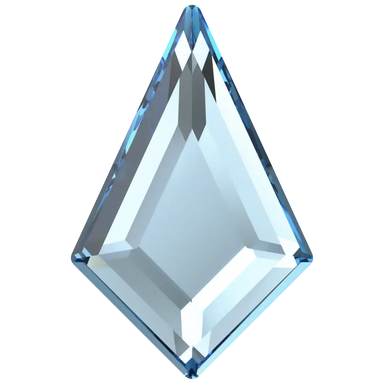 Serinity Flat Back Crystals Non Hotfix Kite (2771) Aquamarine - Bluestreak Crystals