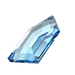 Serinity Flat Back Crystals Non Hotfix Large Pentagon (2774) Aquamarine - Bluestreak Crystals