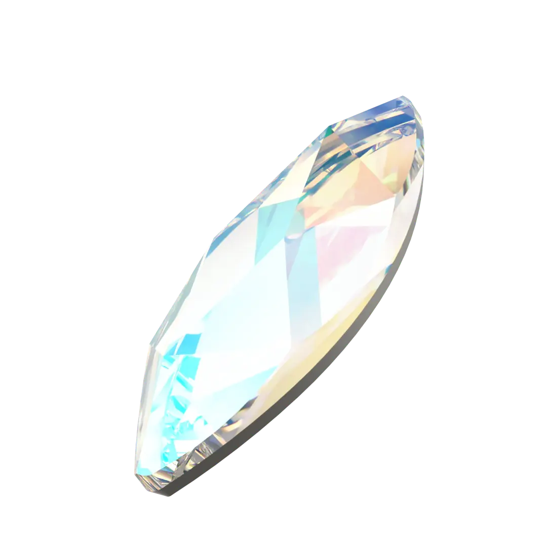 Serinity Flat Back Crystals Non Hotfix Marquise (2201) Crystal Shimmer - Bluestreak Crystals