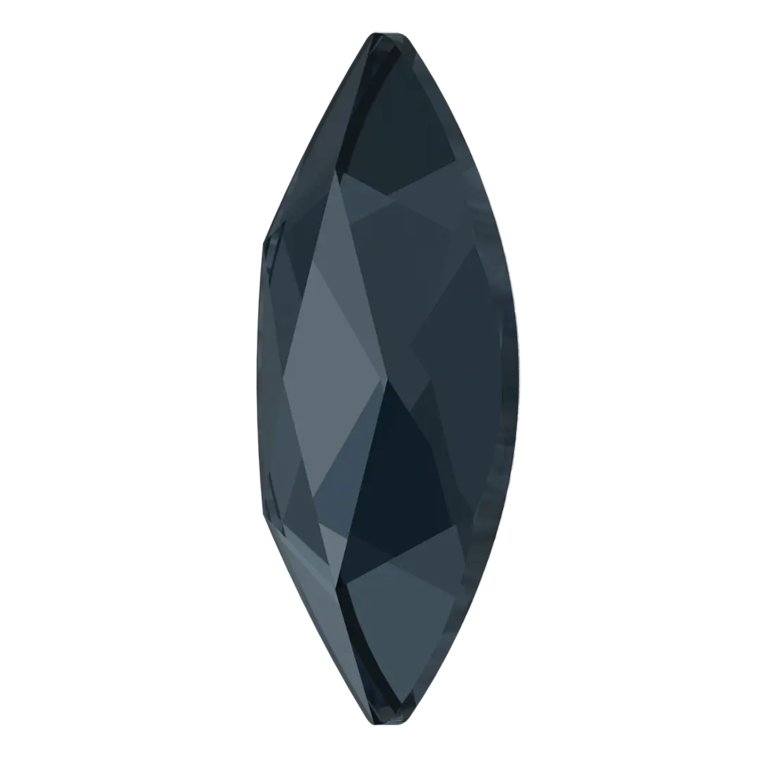 Serinity Flat Back Crystals Non Hotfix Marquise (2201) Graphite - Bluestreak Crystals