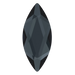 Serinity Flat Back Crystals Non Hotfix Marquise (2201) Graphite - Bluestreak Crystals