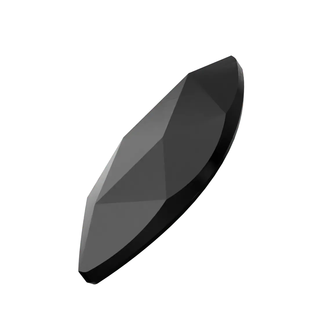 Serinity Flat Back Crystals Non Hotfix Marquise (2201) Jet UNFOILED - Bluestreak Crystals