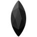 Serinity Flat Back Crystals Non Hotfix Marquise (2201) Jet UNFOILED - Bluestreak Crystals