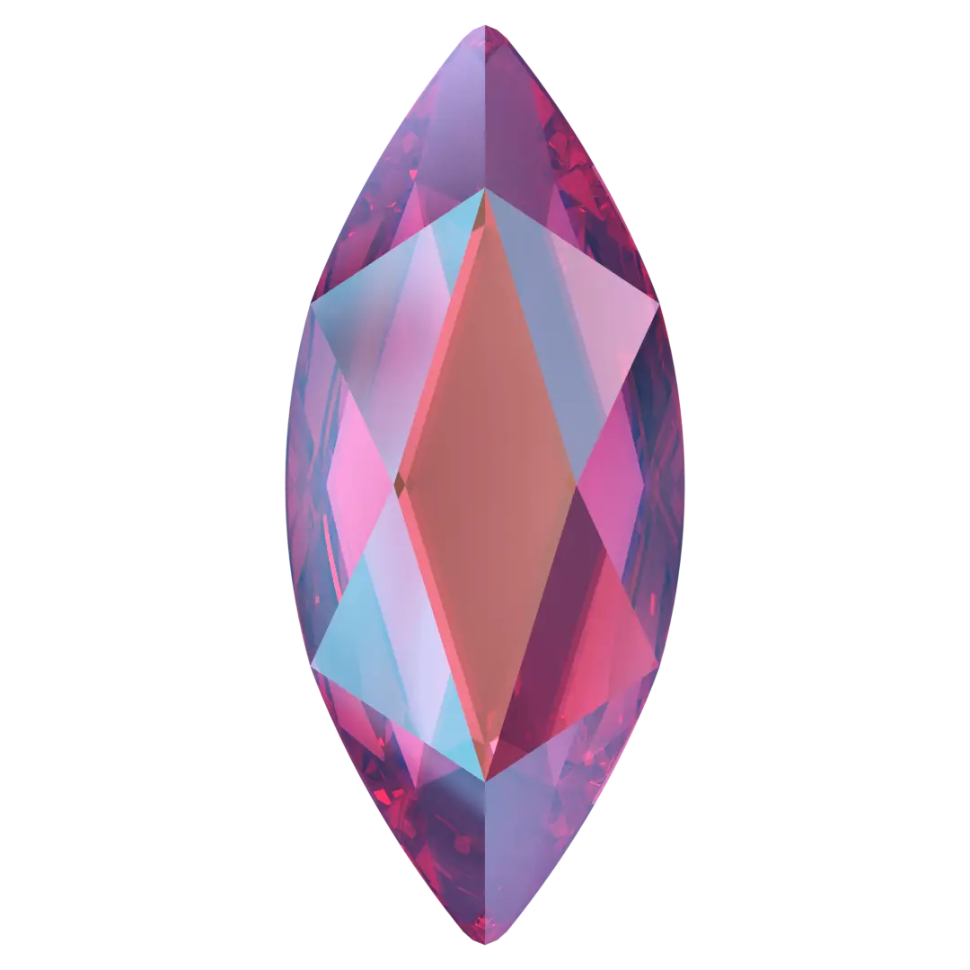 Serinity Flat Back Crystals Non Hotfix Marquise (2201) Scarlet Shimmer - Bluestreak Crystals