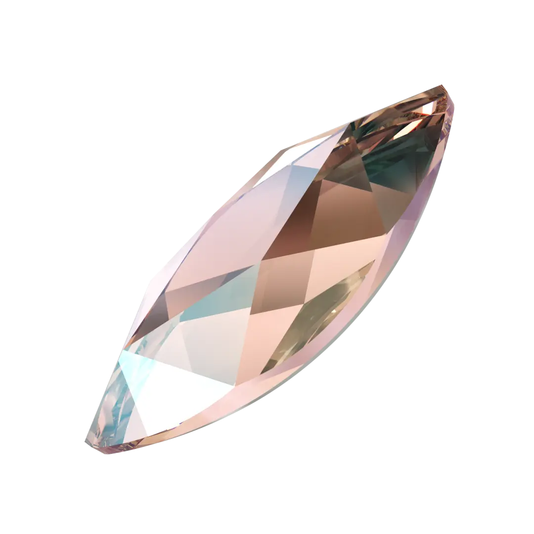 Serinity Flat Back Crystals Non Hotfix Marquise (2201) Vintage Rose Shimmer - Bluestreak Crystals