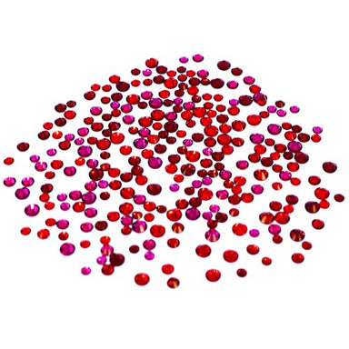 Serinity Flat Back Crystals Non Hotfix Mix Cherry Red - Bluestreak Crystals