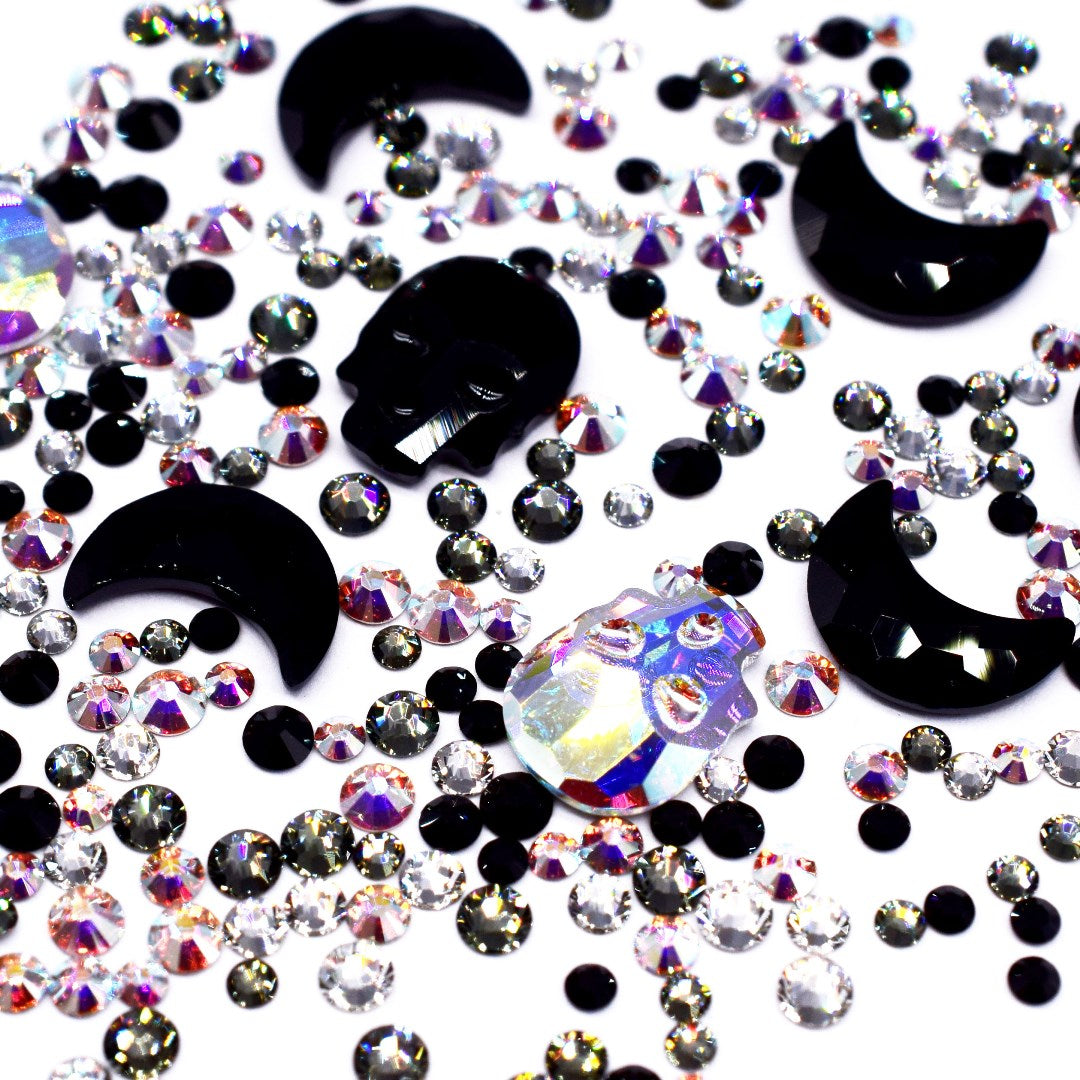Serinity Flat Back Crystals Non Hotfix Mix Halloween - Bluestreak Crystals