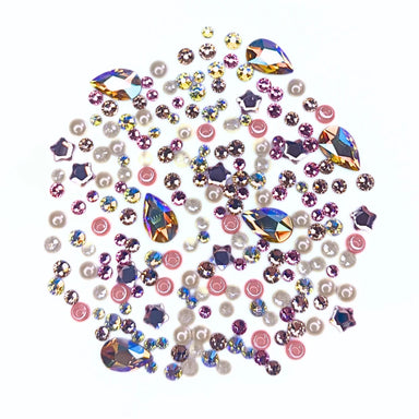Serinity Flat Back Crystals Non Hotfix Mix Peach Perfect - Bluestreak Crystals