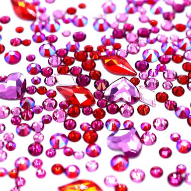 Serinity Flat Back Crystals Non Hotfix Mix Valentines - Bluestreak Crystals