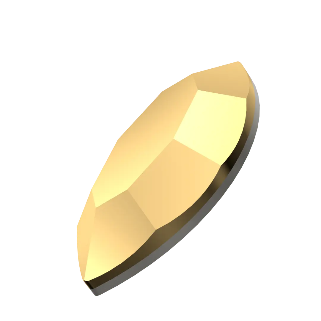 Serinity Flat Back Crystals Non Hotfix Navette (2200) Crystal Aurum - Bluestreak Crystals